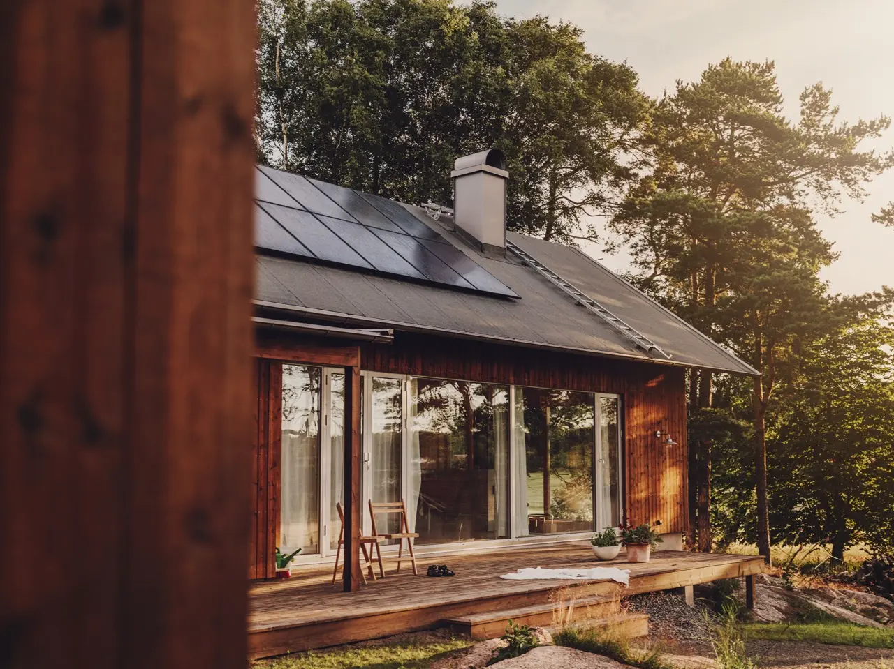 Hus i Varberg med solceller - svea solar