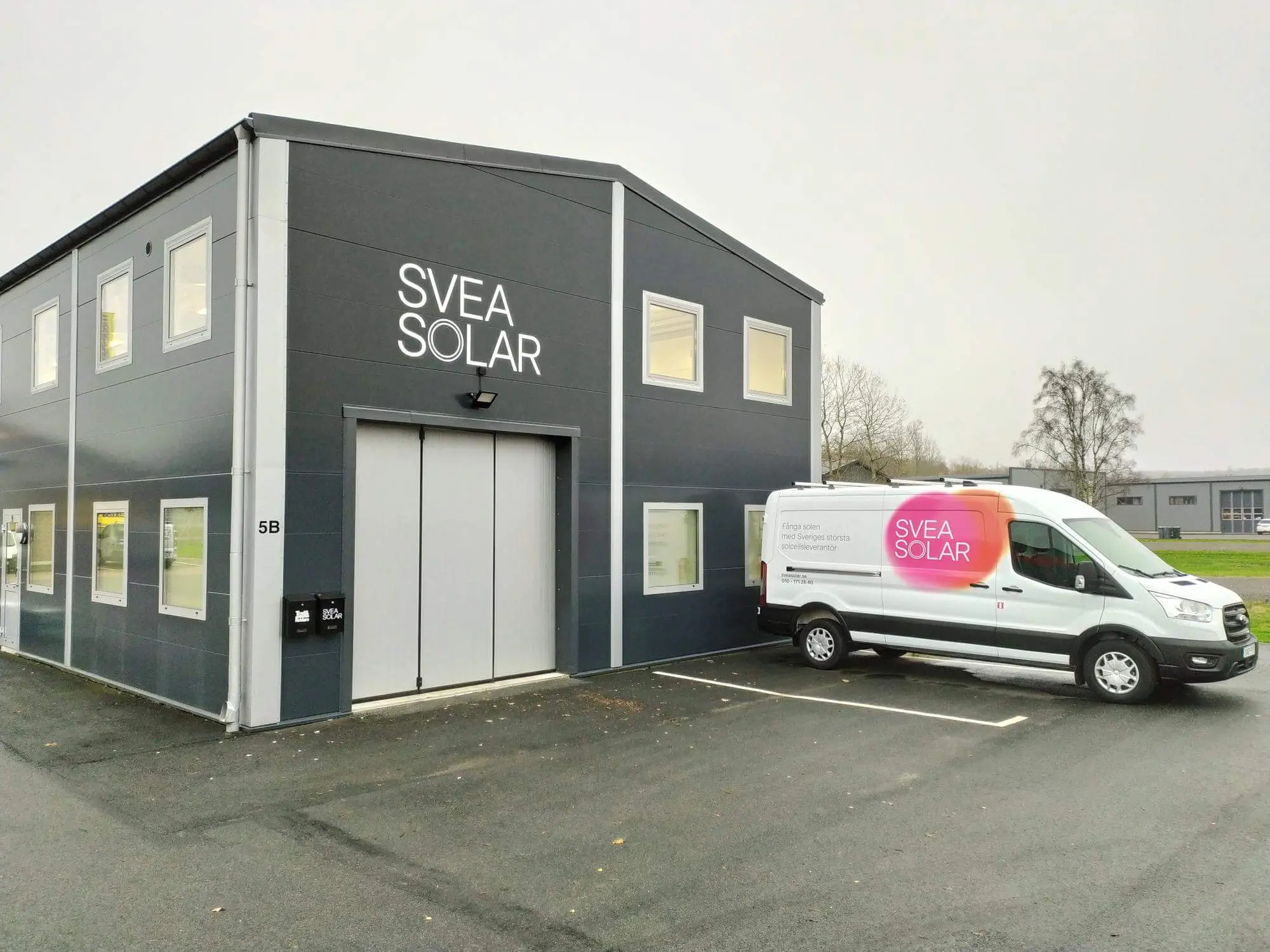 En av Svea Solars installatörshubbar