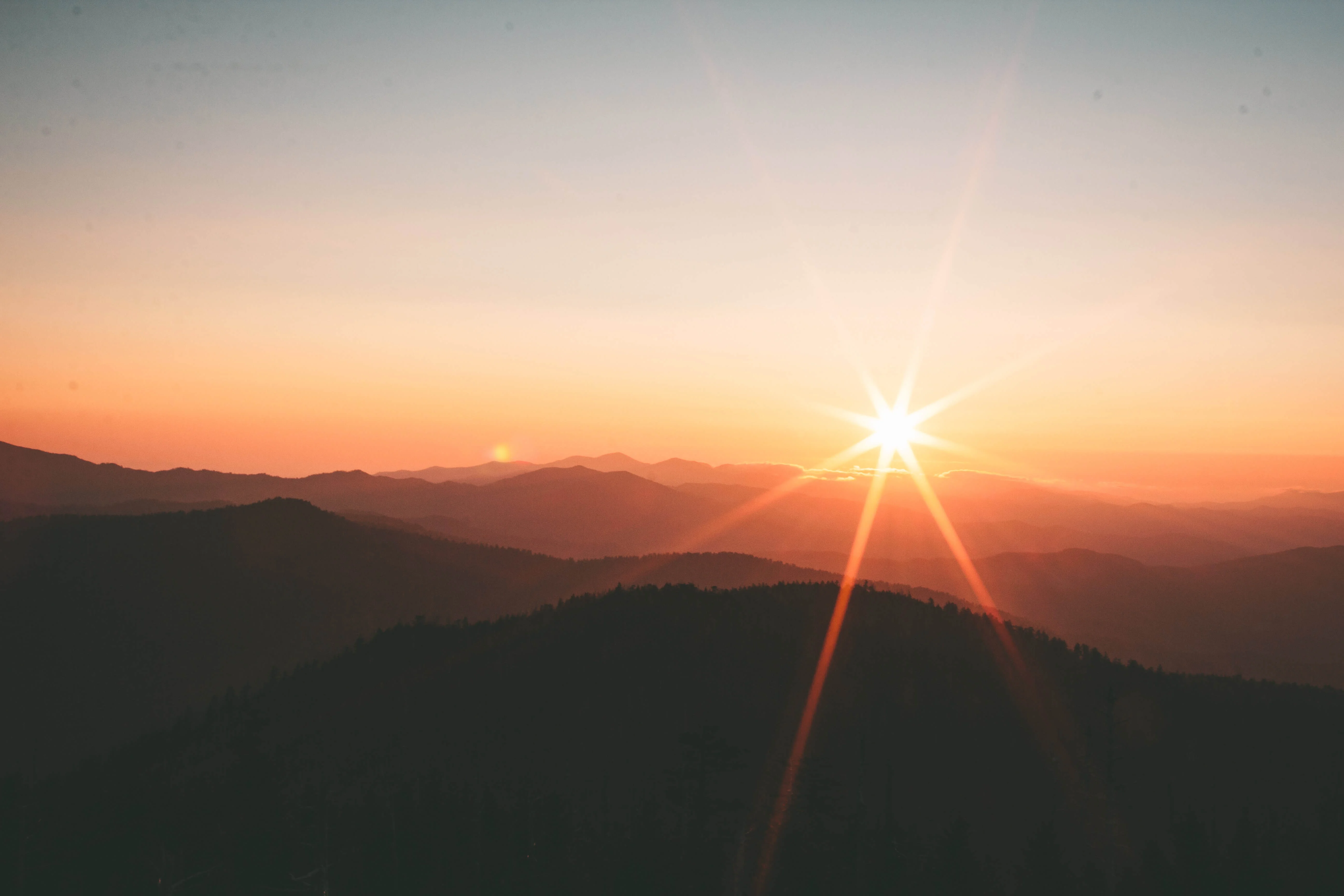 Sonnenaufgang in rosa (Solarenergie).