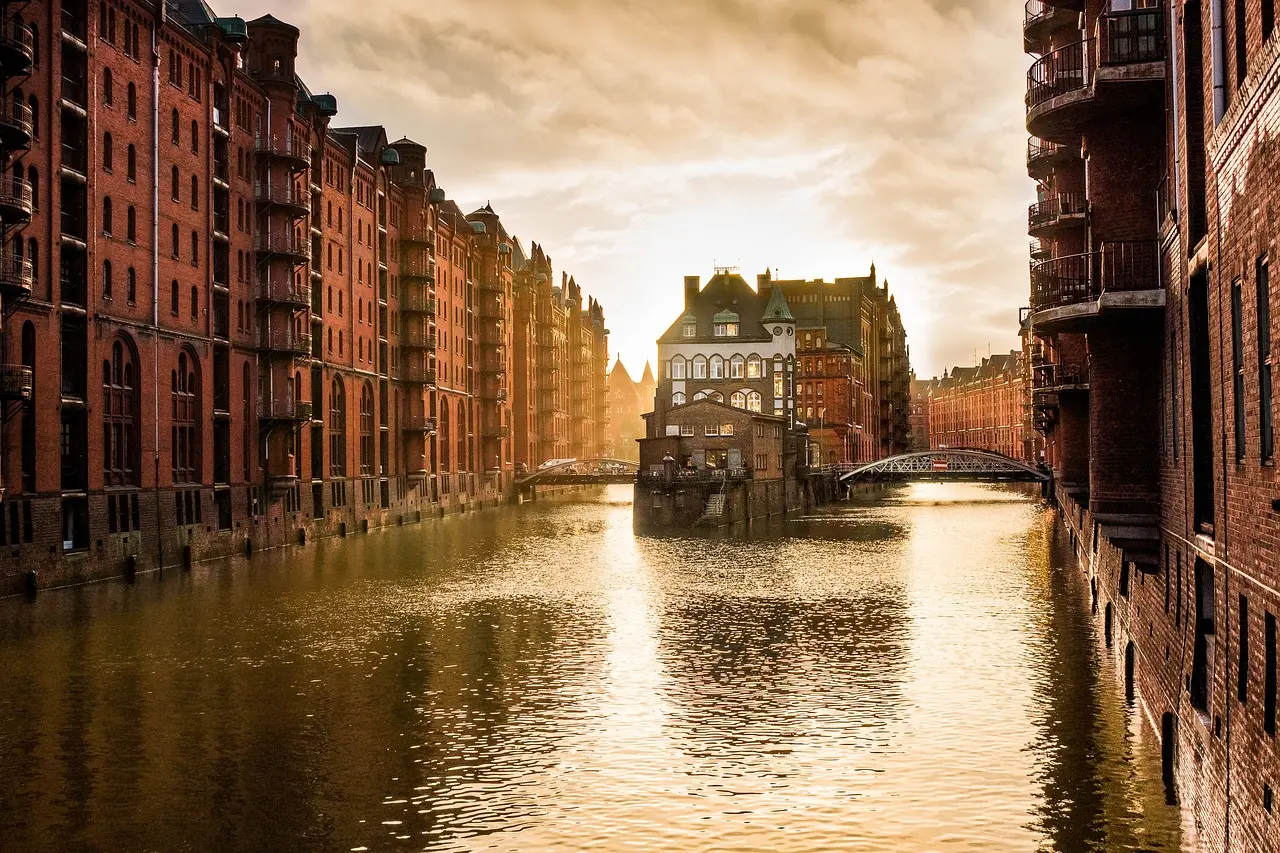 Sonne in Hamburg